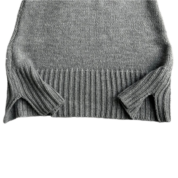 lei Knit Gray Mini Dress Sweater Material Women’s Medium, could fit size Small - Picture 5 of 6